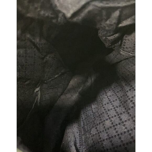 Authentic GUCCI Backpack Bamboo Handle/ Closures Black Patent Leather/Leather - Picture 9 of 12